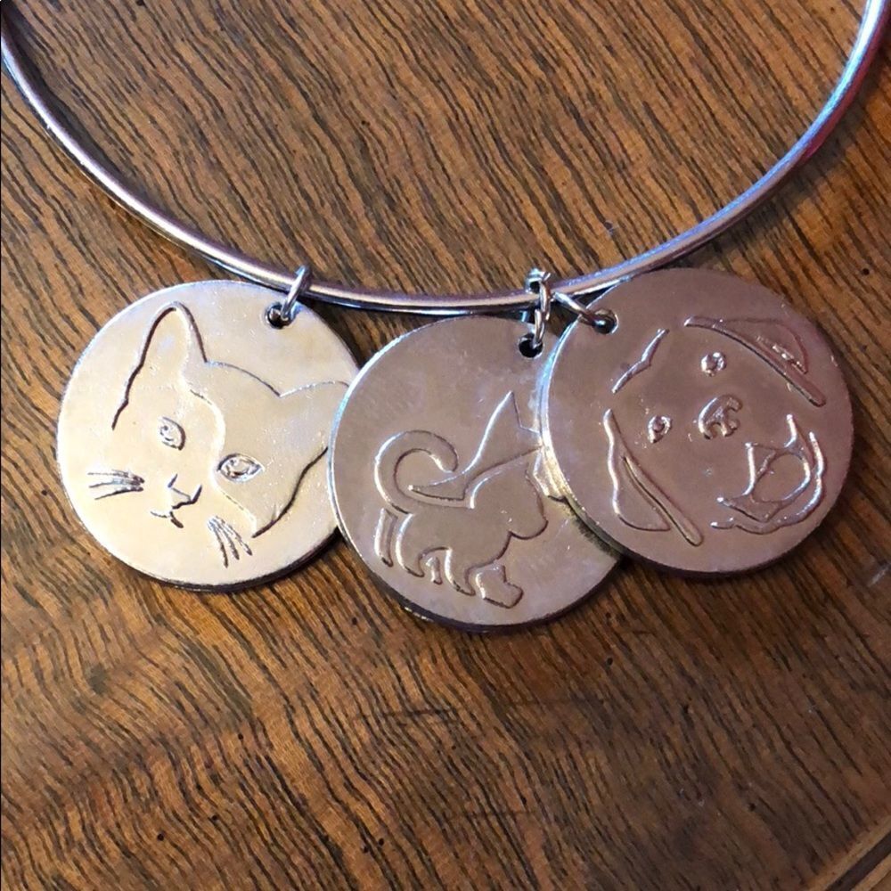Set of 3 Charm Bracelets - Picture 3 of 4